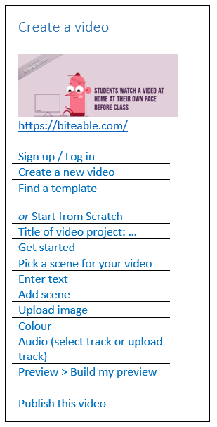 Biteable steps EN