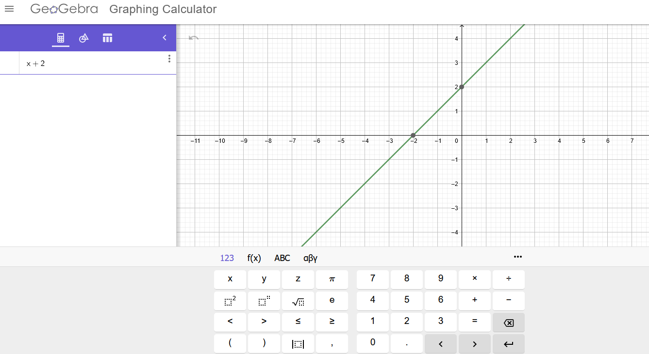 graphing calculator