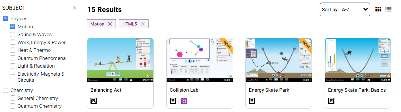 simulation search