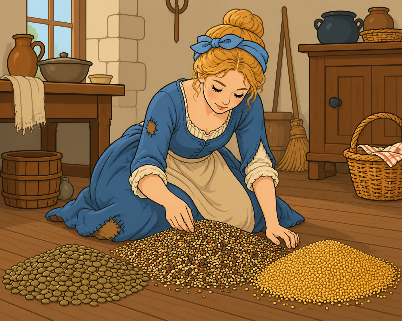 Cinderella sorts different seeds into groups