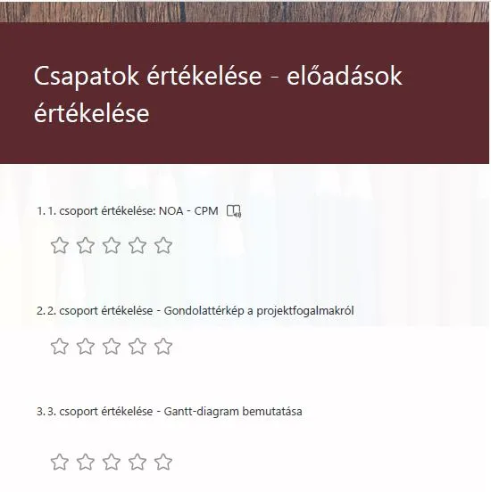 Csapatértértékelés